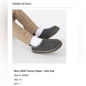 Ugg Tasman Dark Gray